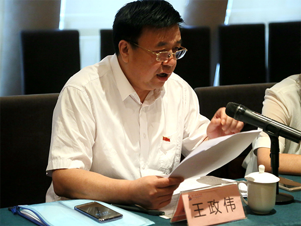陕西省建设技师学院王政伟院长代...